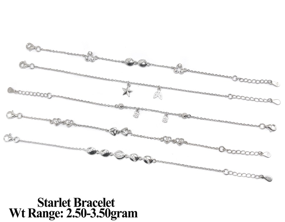 92.5 New Design silver Starlet bracelet