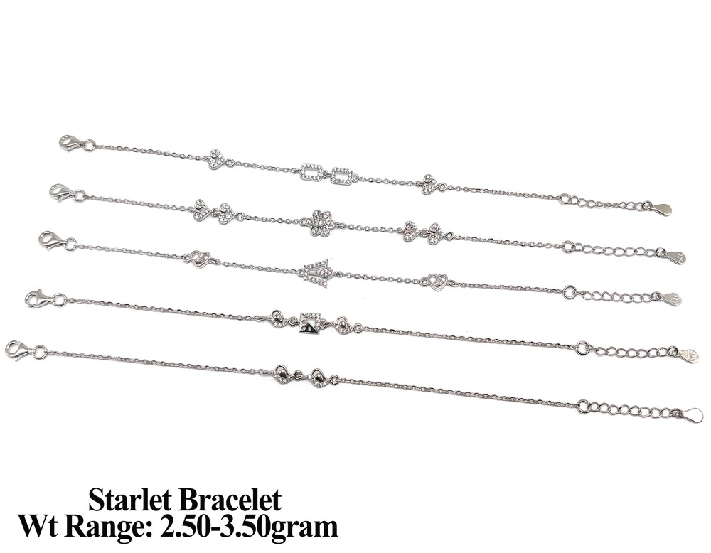 92.5 New Design silver Starlet bracelet