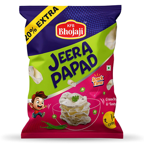 Jeera Papad - Additives: Minimal Or None