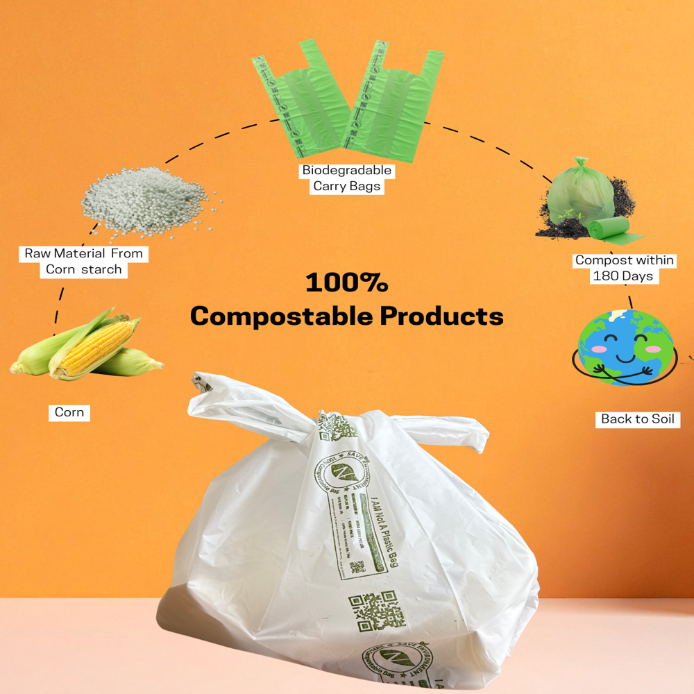 Compostable Carry Bags
