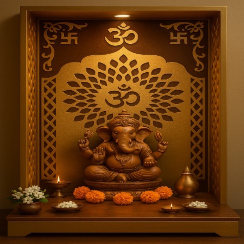 Wooden Lord Ganesha Statue - Feature: Durable