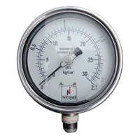 Analog Pressure Gauge - Color: Silver