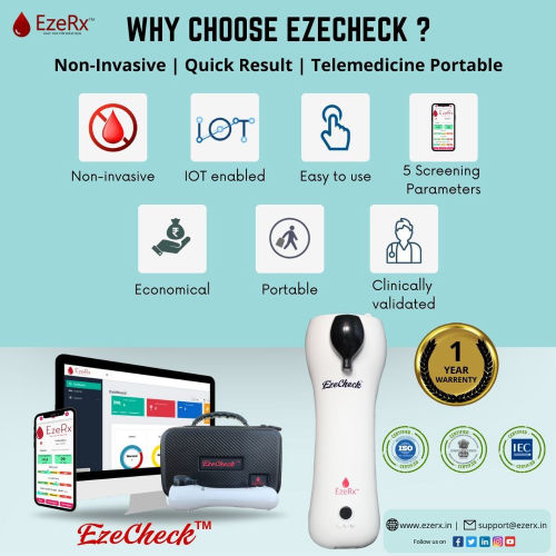 EzeCheck- Non Invasive Hemoglobin Meter