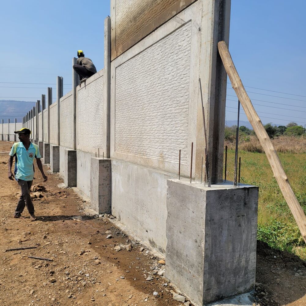 Single Panel Heavy Duty Precast Compound Wall - Feature: Waterproof