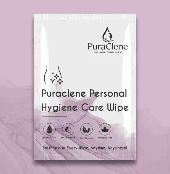 Puraclene Personal Hygiene Care Wet Wipes For Adults - Color: White