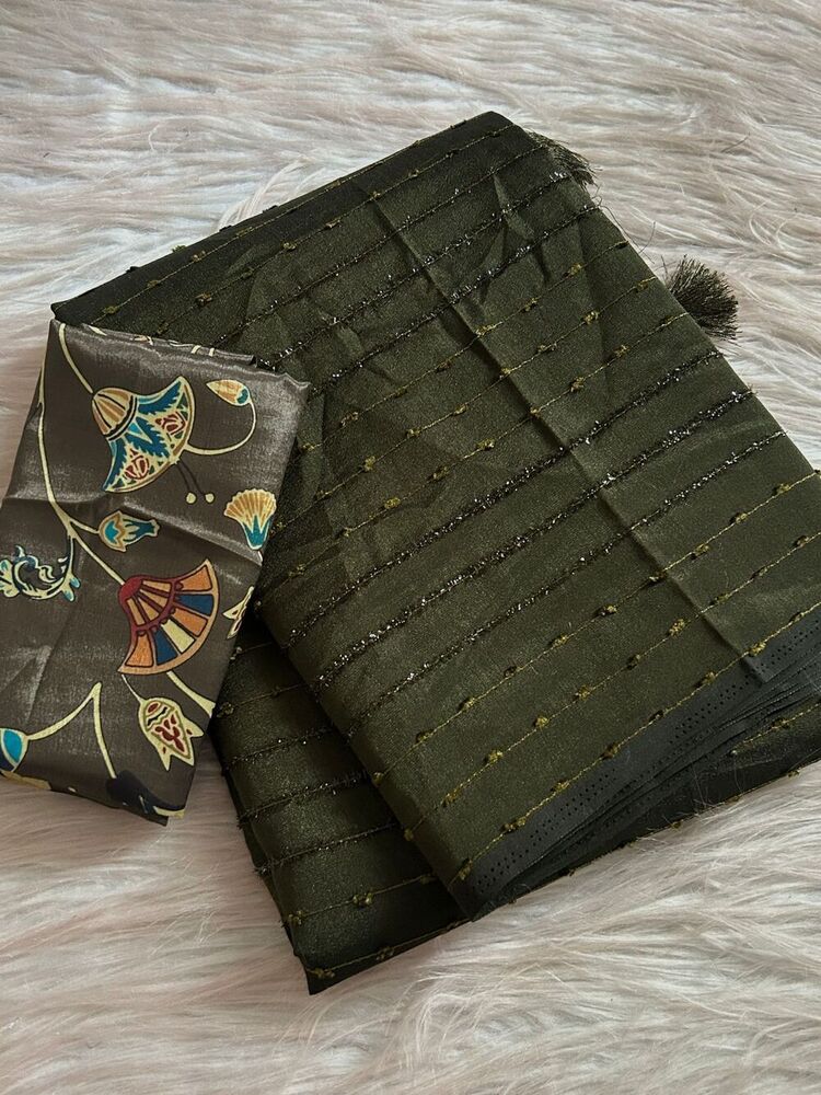 Kora Silk Saree - Bust Size: 44 Inch (In)