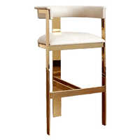 Stainless Steel Golden Bar Chair