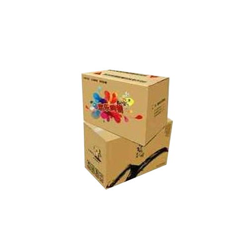 Square Impeccable Finish Printed Corrugated Box - Material: Kraft Paper