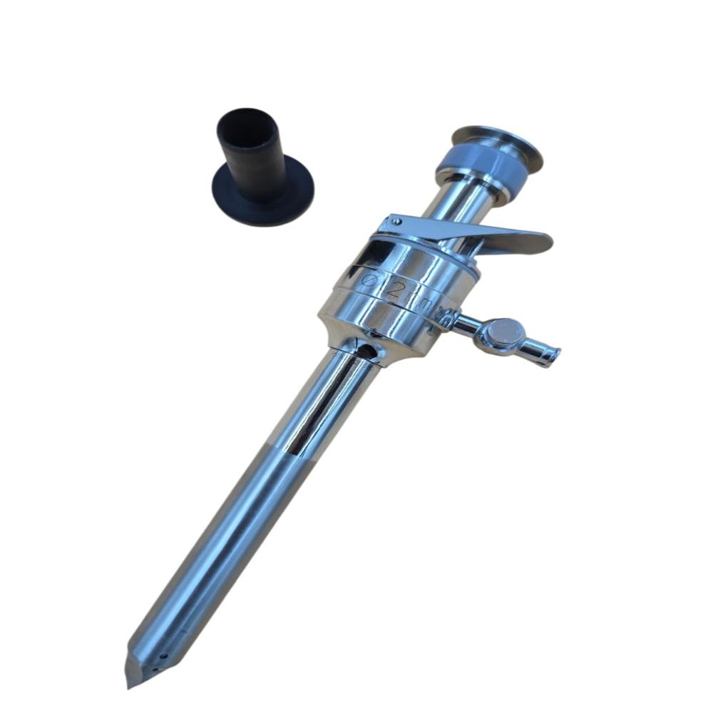 12 Mm Trocar With 15 To 10 Mm Reducer - Material: Steel