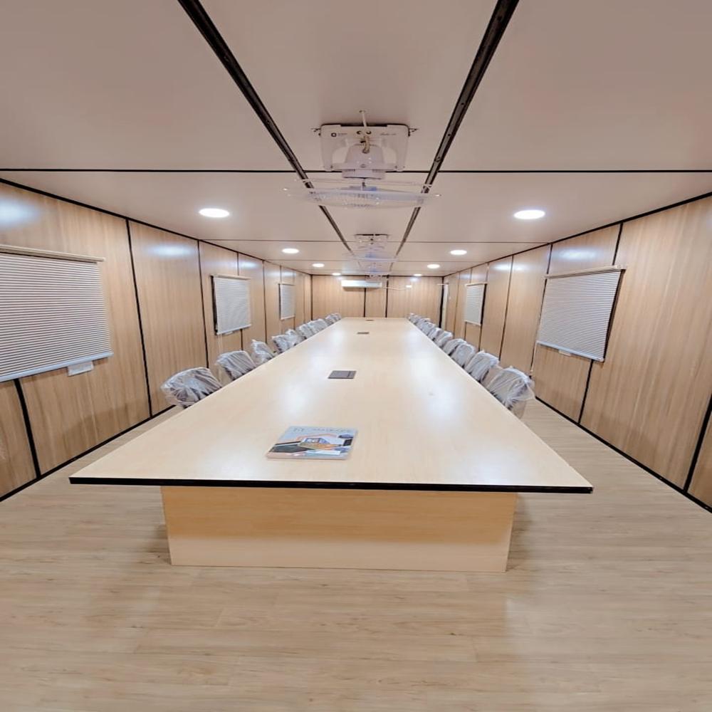 Panel Build Portable Office Cabin - Height: 10+ Foot (Ft)