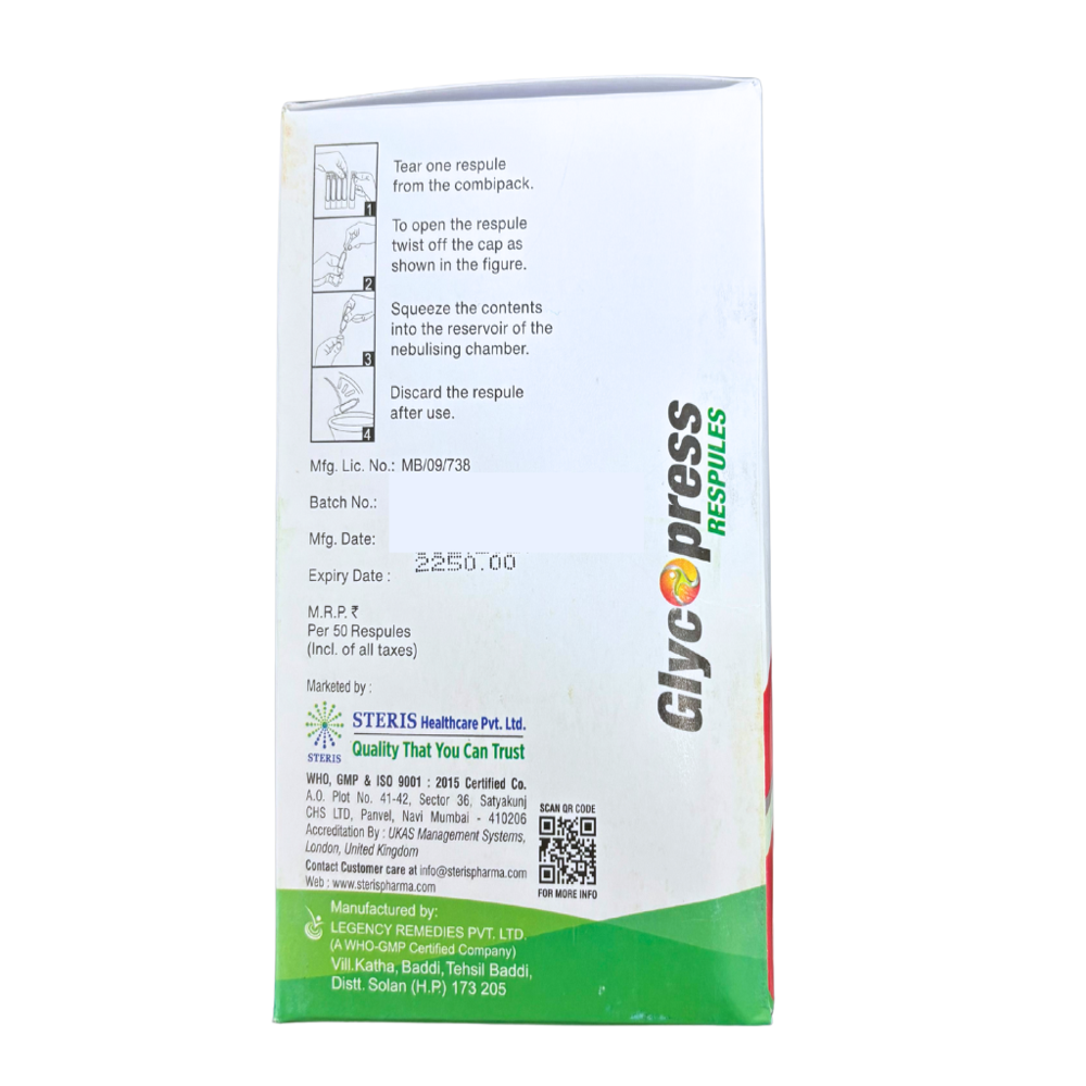 Glycopyrrolate IP (Equivalent to Glycopyrronium 25mcg), In Isotonic solution 2ml