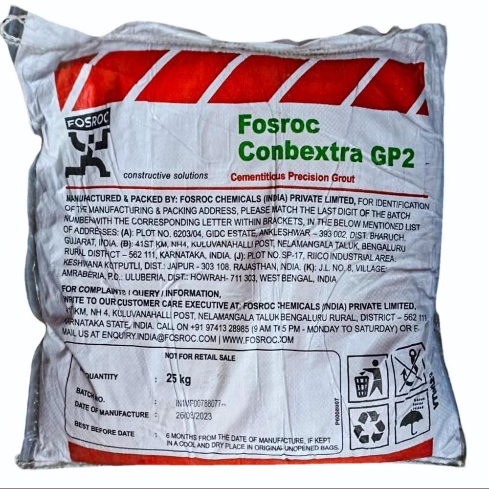 Fosroc Conbextra Gp2 Cementitous Grouting - Color: Grey