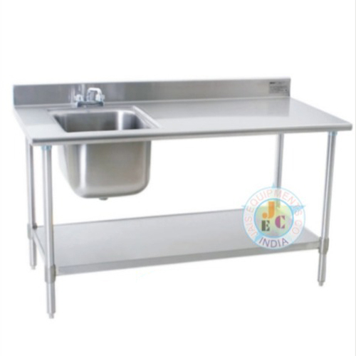Cs 033 Table With Sink - Material: Stainless Steel