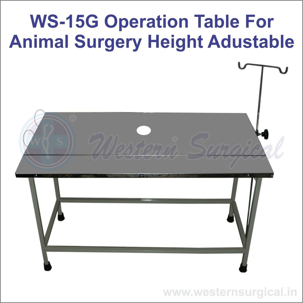 Operation Table For Animal Surgery Height Adjustable - Feature: Good Quality
