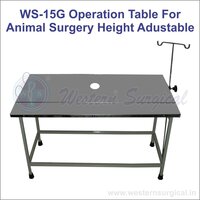 Operation Table For Animal Surgery Height Adjustable - Feature: Good Quality