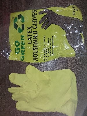 rubber hand gloves