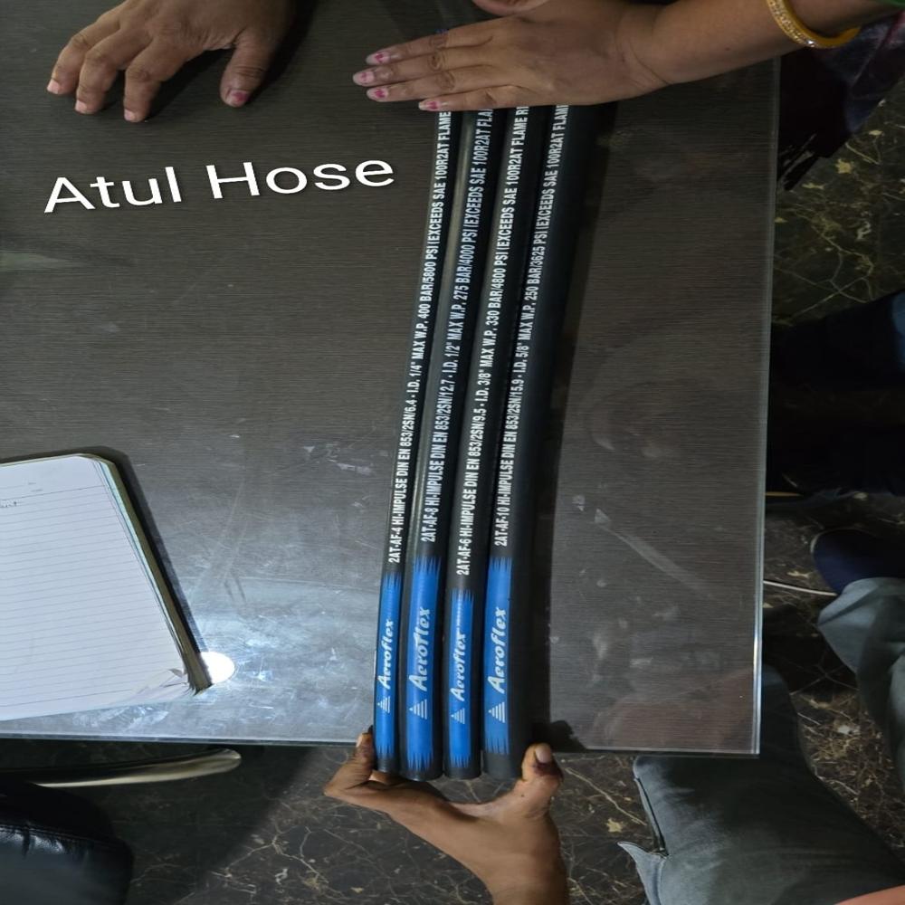 Aeroflex Hose - Rubber Material, Customized Size | Available In Various Colors, Rigid Hardness, Ideal For Industrial Use, Warranty Included