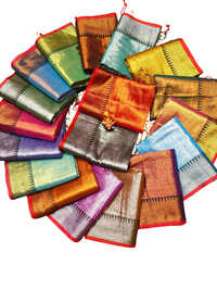 Exclusive Raga Tissue Banarasi Border Saree With Blouse Piece