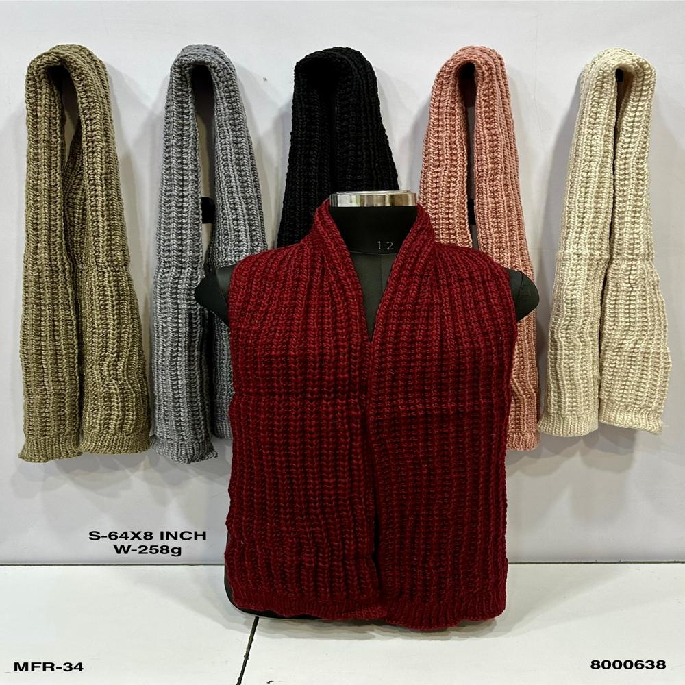 Woolen Muffler - Color: Multicolor