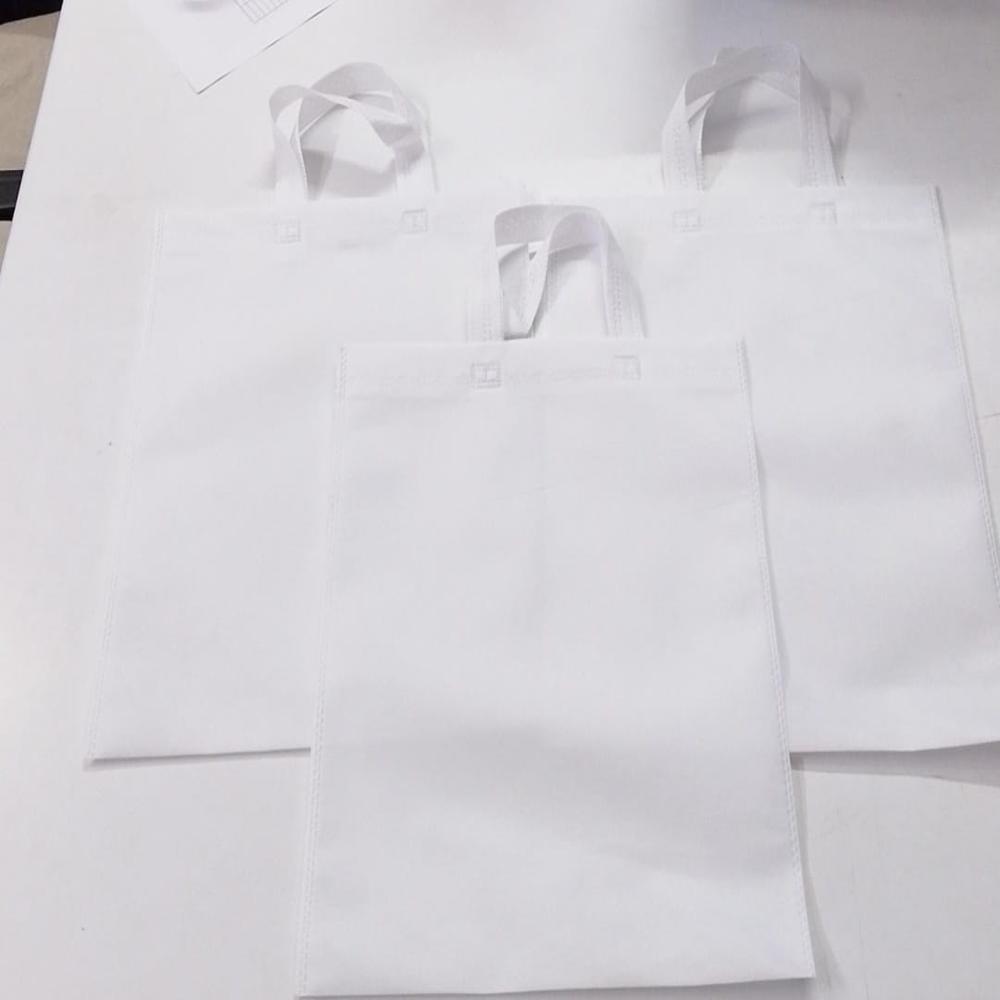 Non Woven Loop Handle - Color: White