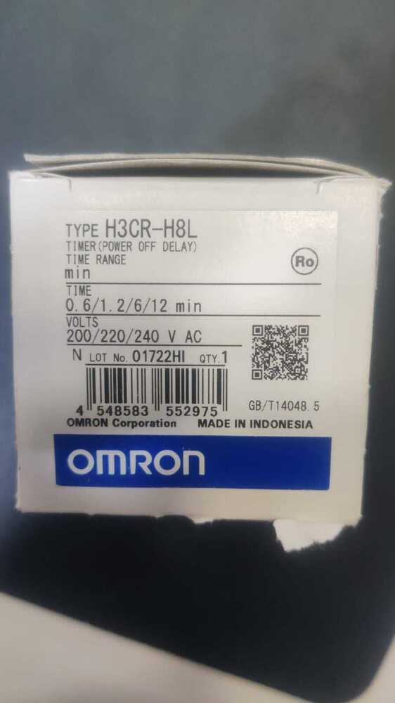 Omron Timer, H3cr-a 220-240vac,e2fm-qx10d1-m1gj,e2fm-qx10d1-m1gj