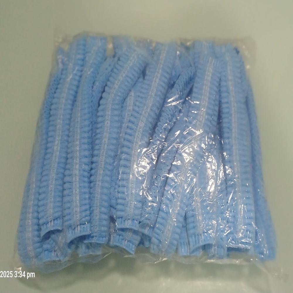 Bouffant Cap (Disposable Cap) - Color: Blue