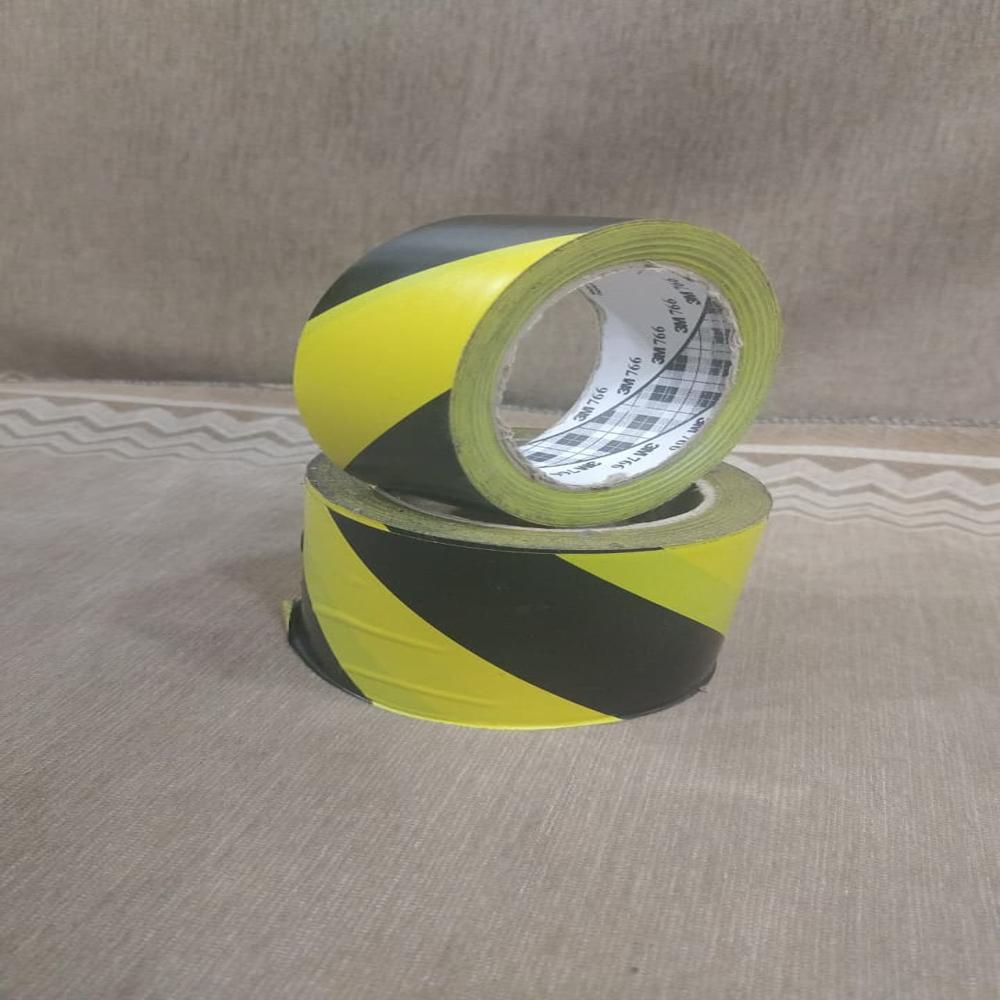 3m Floor Marking Tape - Color: 764-yellow / 766-yellow And Black