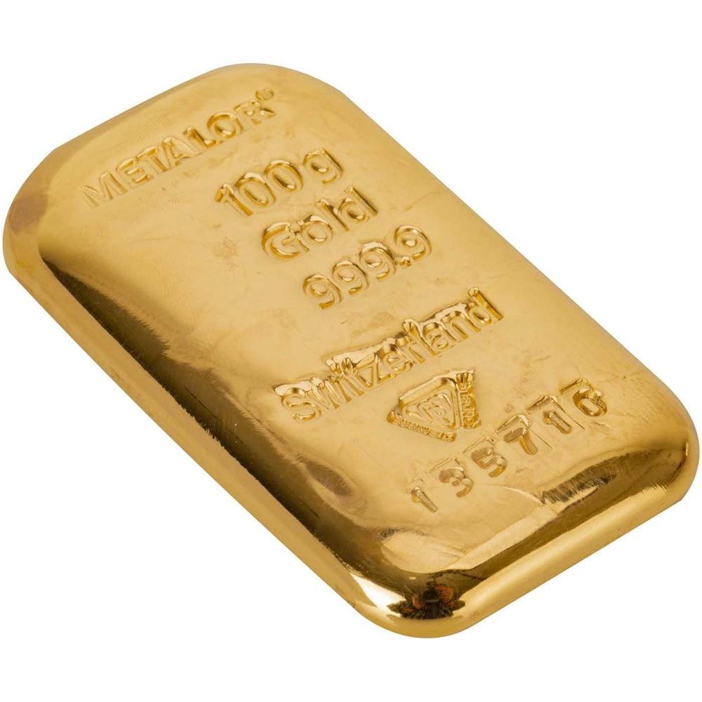 100g Gold Bullion Bar