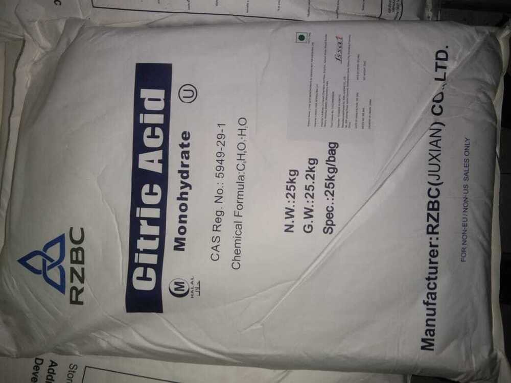 8-16 Citric Acid Monohydrate Big Mesh - Cas No: 5949-29-1