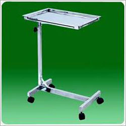 MAYO'S INSTUMENT TROLLEY/KNOB/SS