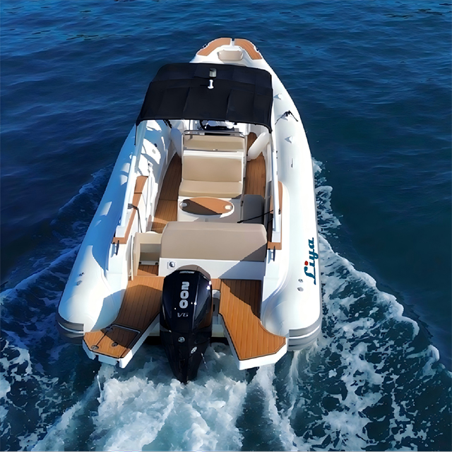 Liya 7.5m Rib Inflatable Boat With Outboard Motor - Capacity: 1800 Kg/hr