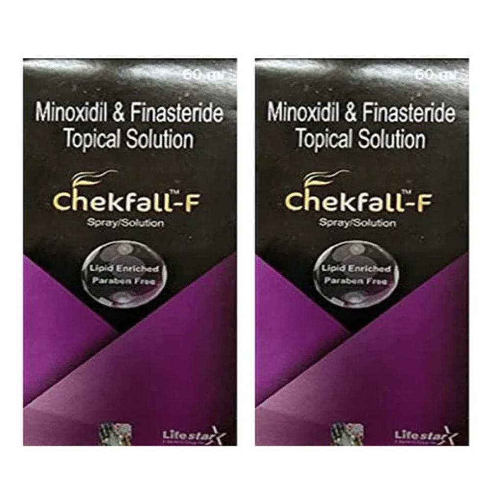 Chekfall-F 5% Minoxidil + Finasteride Solution 60ml