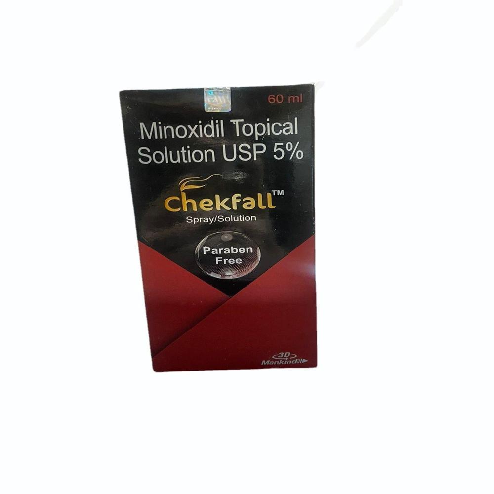 Chekfall 5% Minoxidil Topical Solution 60ml