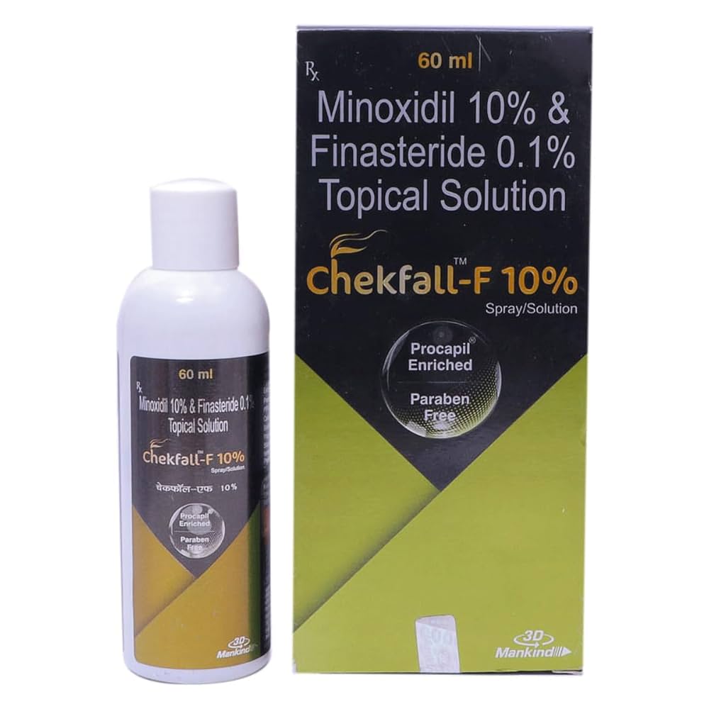 Chekfall-F 10% Minoxidil + Finasteride Solution 60ml