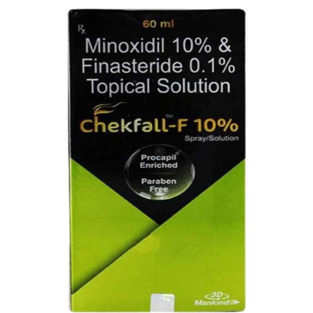 Chekfall-F 10% Minoxidil + Finasteride Solution 60ml