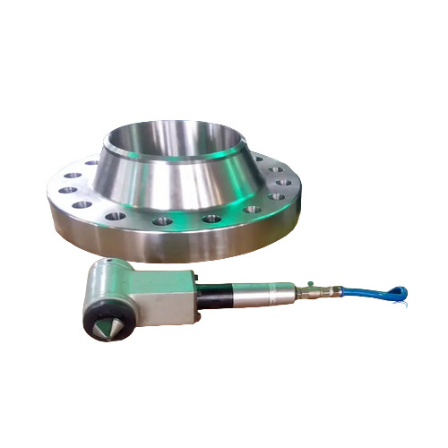 75Mm Flange Hole Deburring Machine - Color: Silver