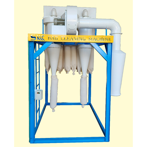 Bag Cleaning Machine - Color: White Blue