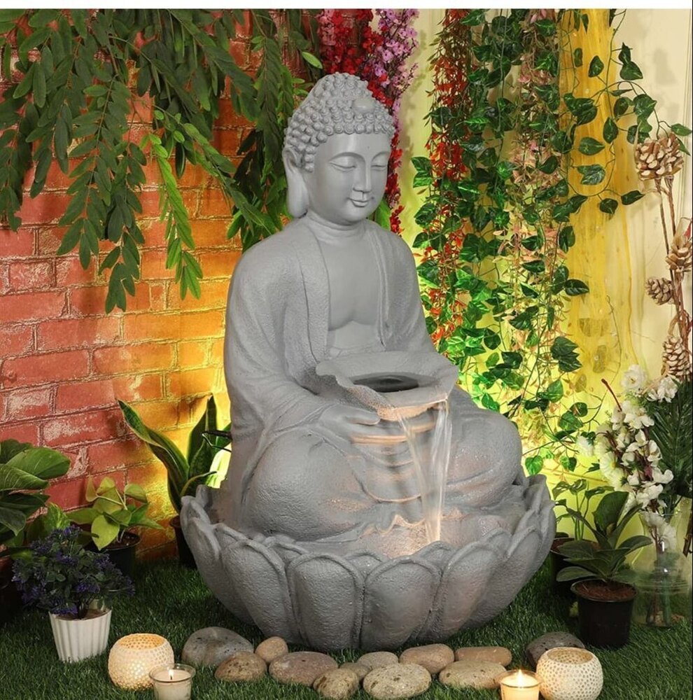Frp Buddha Fountain - Color: Customize