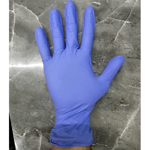 5 Gm Blue Nitrile Examination Glove