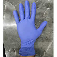 5 Gm Blue Nitrile Examination Glove