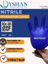 Cobalt Blue Nitrile Disposable Examination Gloves