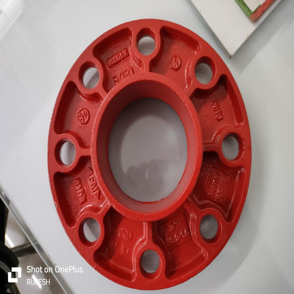 L981 Flange Adapter Class 125-150 - Color: Red