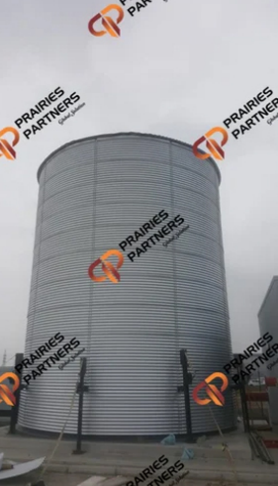 Industrial Zinc Aluminum Raw Water Storage Tank