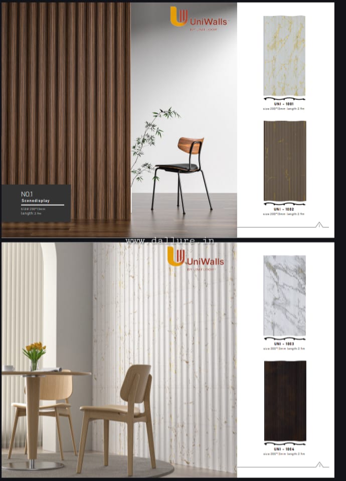 Uni Walls Charcoal Panels Latest Designer Collection - Color: Multi Color