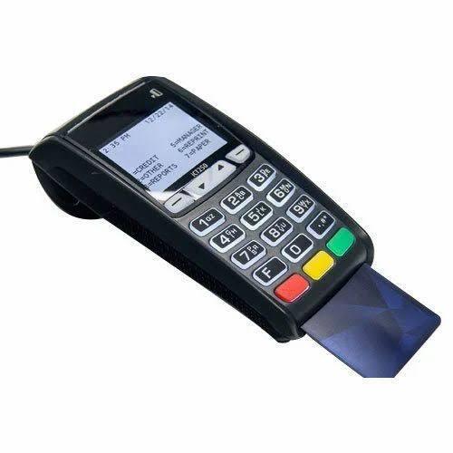Pos Machine - Card Swipe Reader With Numeric Keypad, Supports Magnetic Stripe/nfc, Automatic Detecting, High Accuracy, 1 Year Warranty