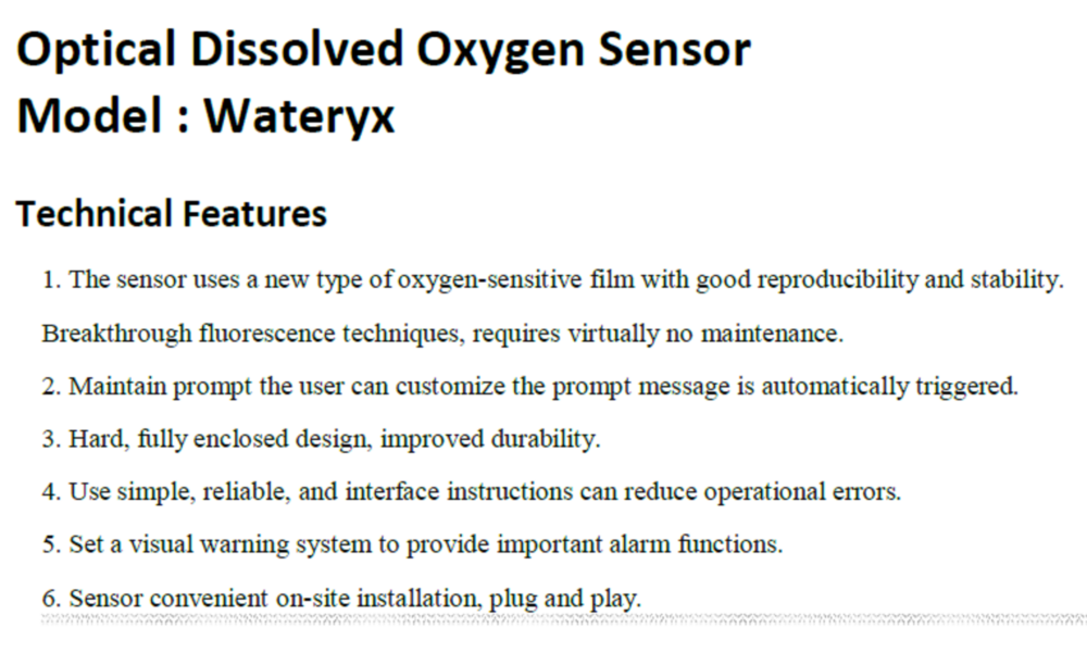 ONLINE DISOLVED OXYGEN METER/ ANALYZER