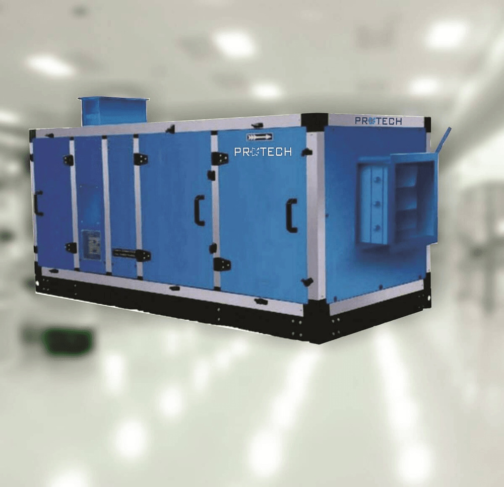 Air Handling Unit - Stainless Steel, Portable, Blue | Full Automatic, Easy to Install, 100 LPM Flow Rate, 230 Volt, 1 Year Warranty