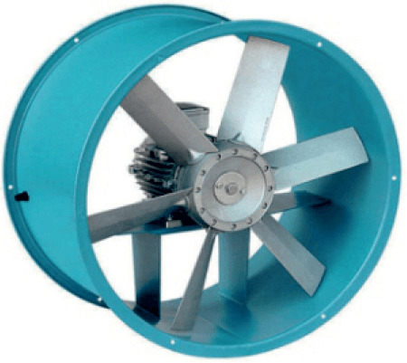 Axial Flow Fan - Blade Material: Stainless Steel