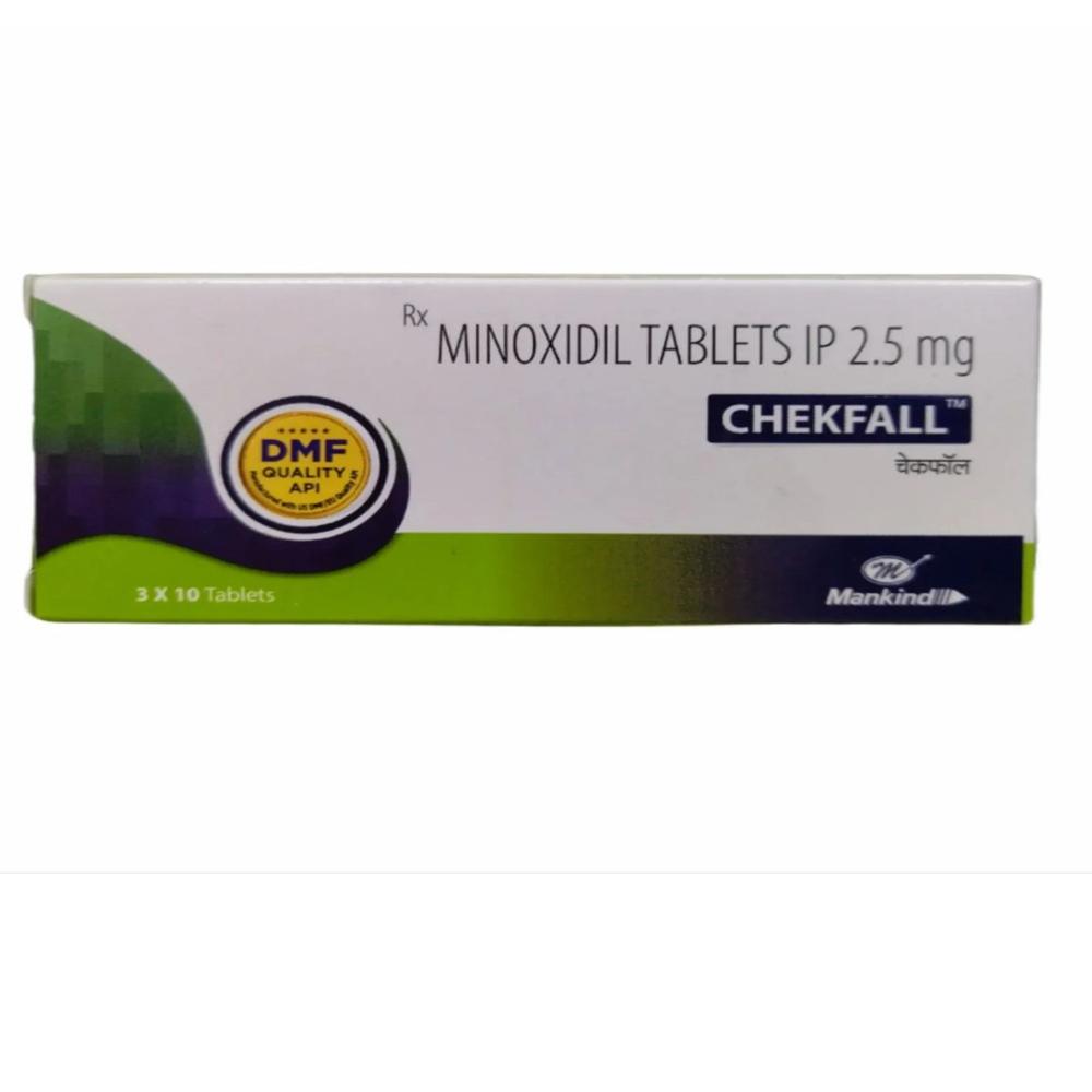 Chekfall Minoxidil 2.5mg Tablet
