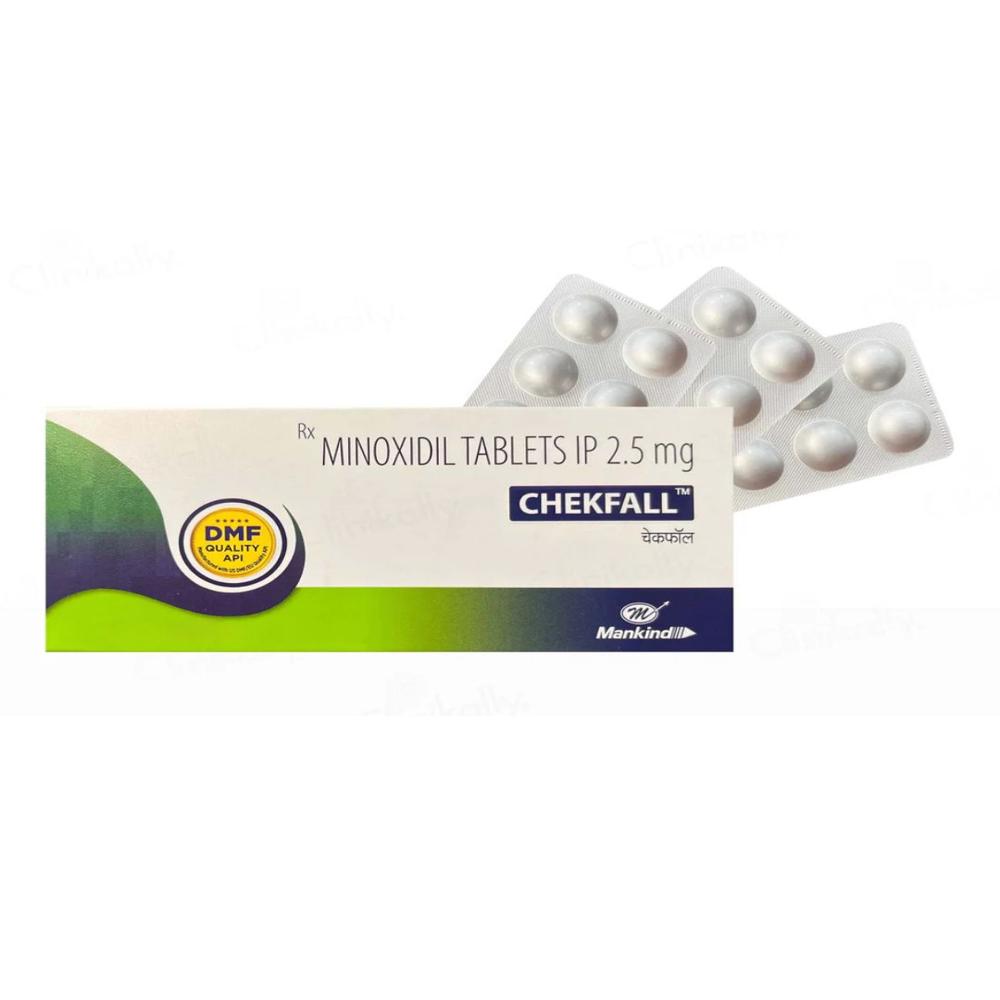 Chekfall Minoxidil 2.5mg Tablet
